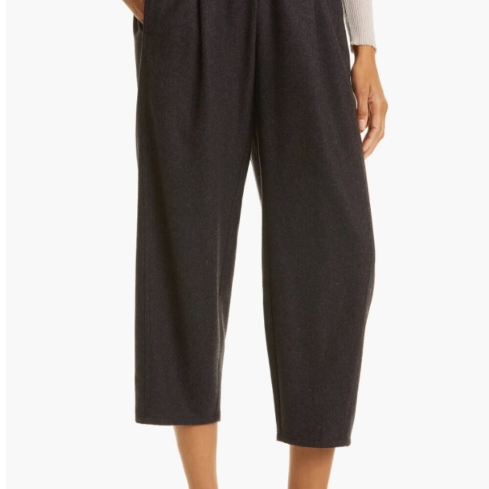 Cropped wool lantern pants size large